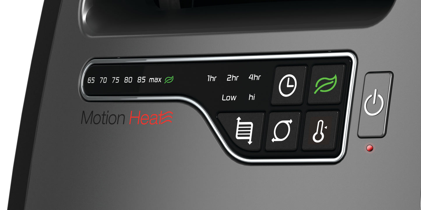 Lasko Ultra Ceramic Whole Room Space Heater with 3D Motion Heat and Remote, CC23150, Black