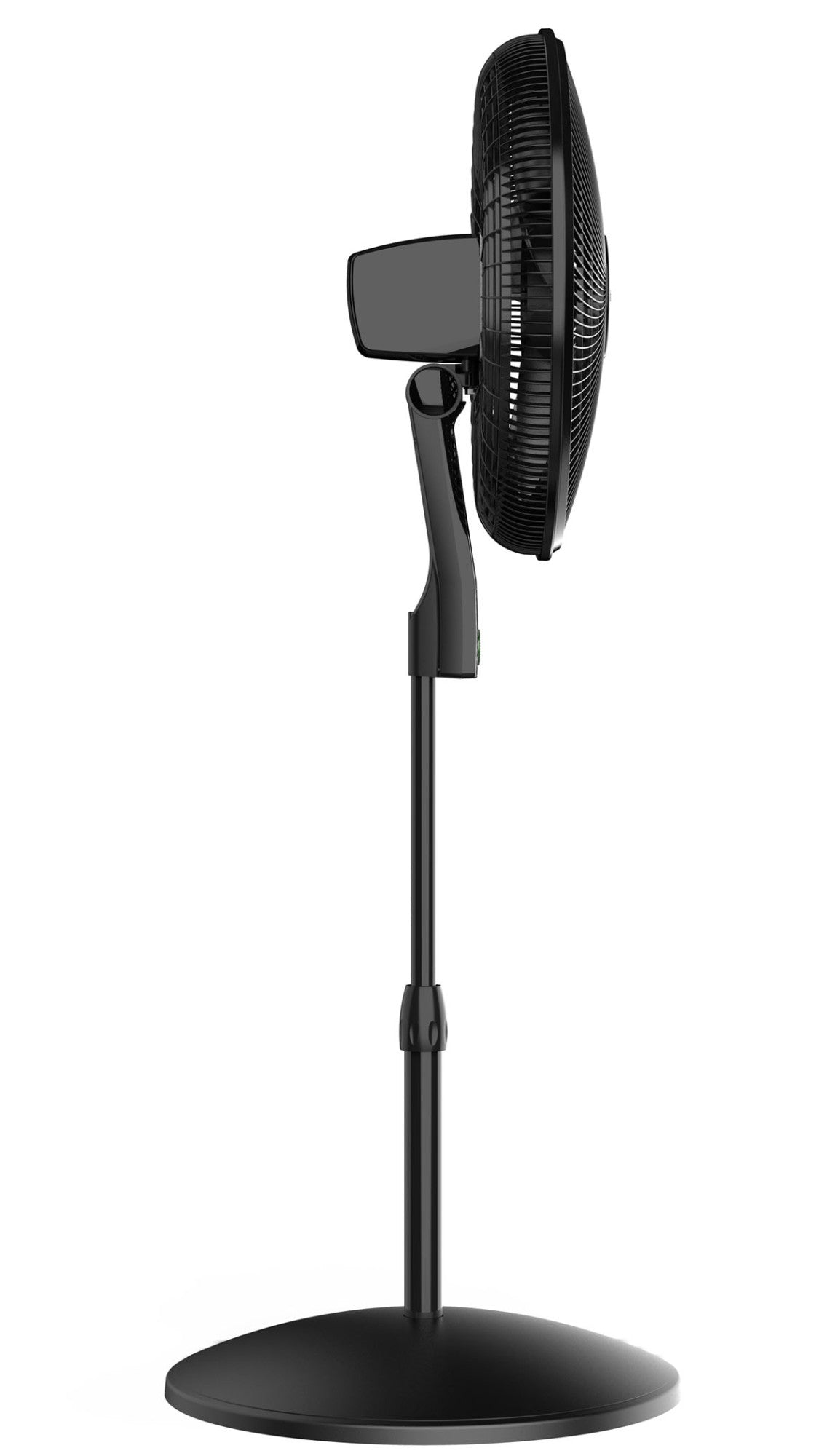 Lasko Oscillating 18-inch EcoQuiet DC Motor 12-Speed Pedestal Fan with Remote Control, Black, S18708