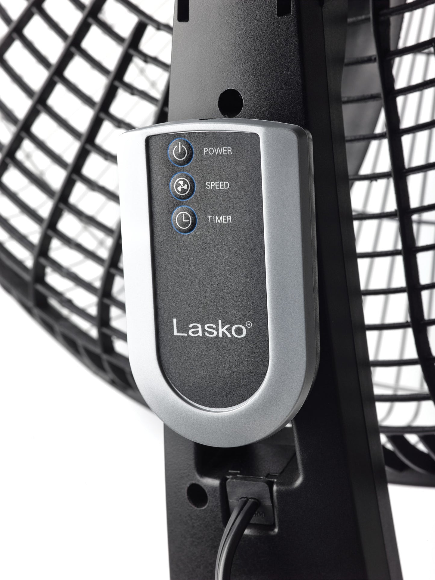 Lasko 20” 4-Speed Pedestal Fan with Remote Control, S20610, Black