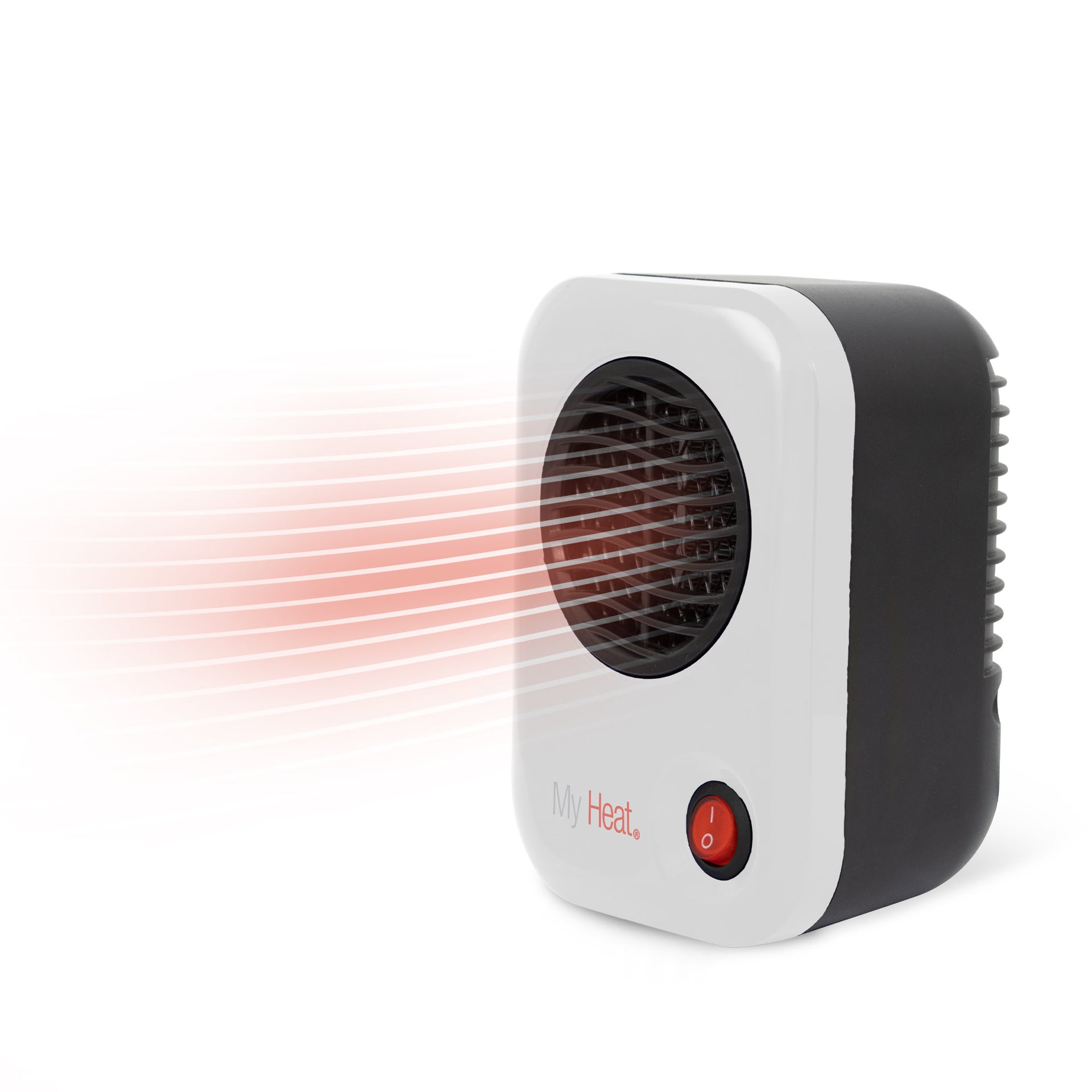 Lasko 200W MyHeat Personal Desk/Tabletop Space Heater with Simple Controls, 101, White