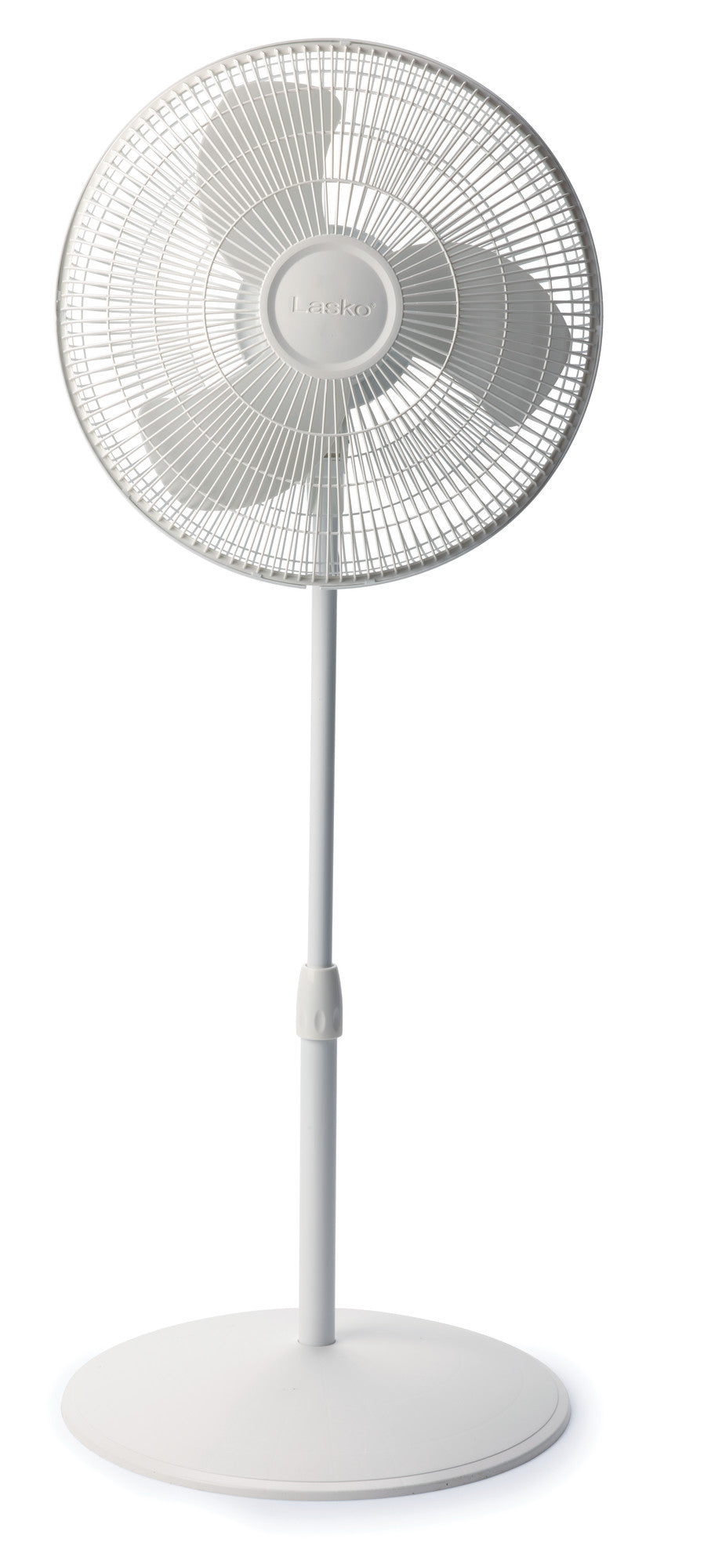 Lasko 16" 3-Speed Oscillating Pedestal Fan, S16201, White