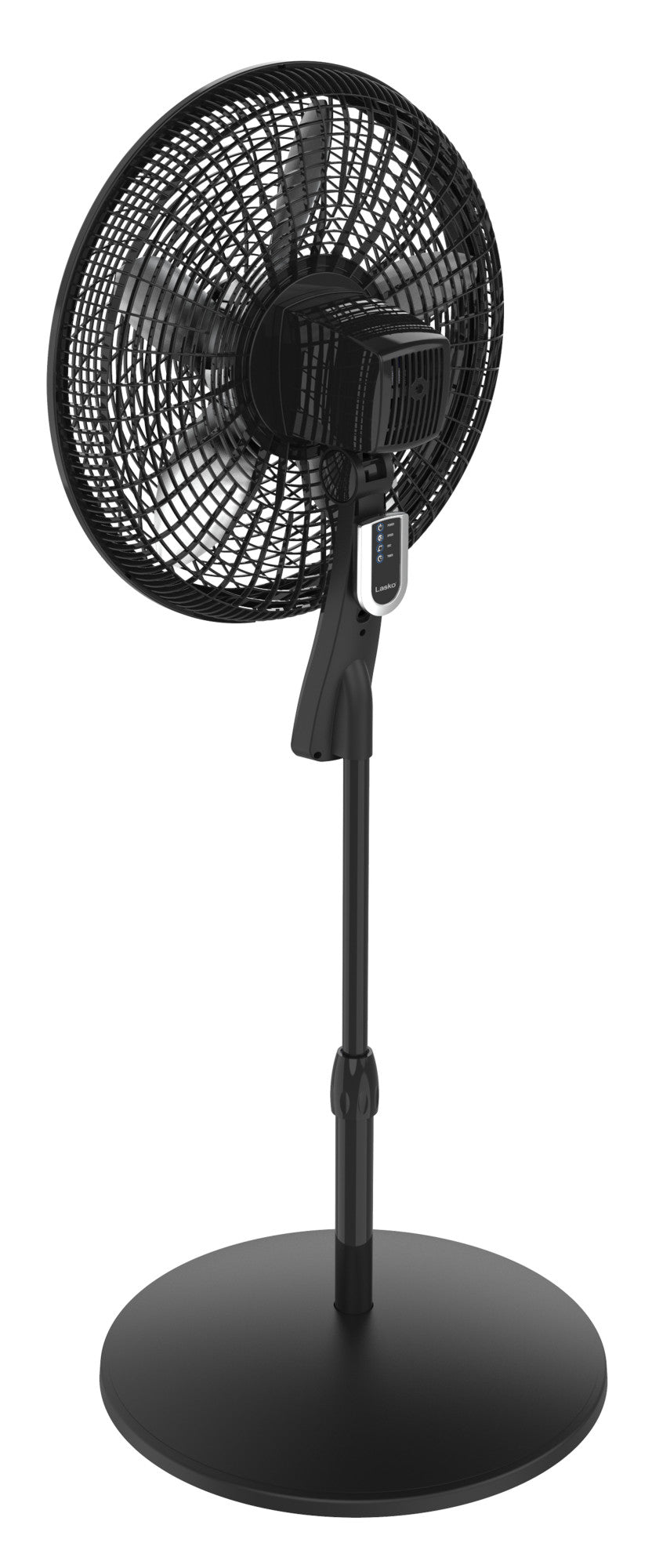 Lasko 18" Oscillating Pedestal Fan with Remote Control, S18635, Black