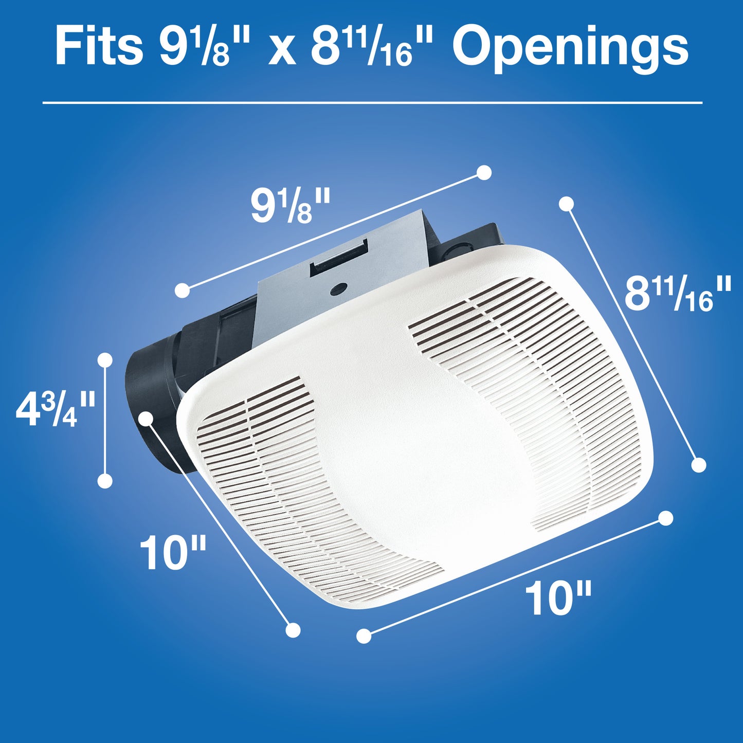 Air King ENERGY STAR® Certified 50 CFM Snap-In Exhaust Fan