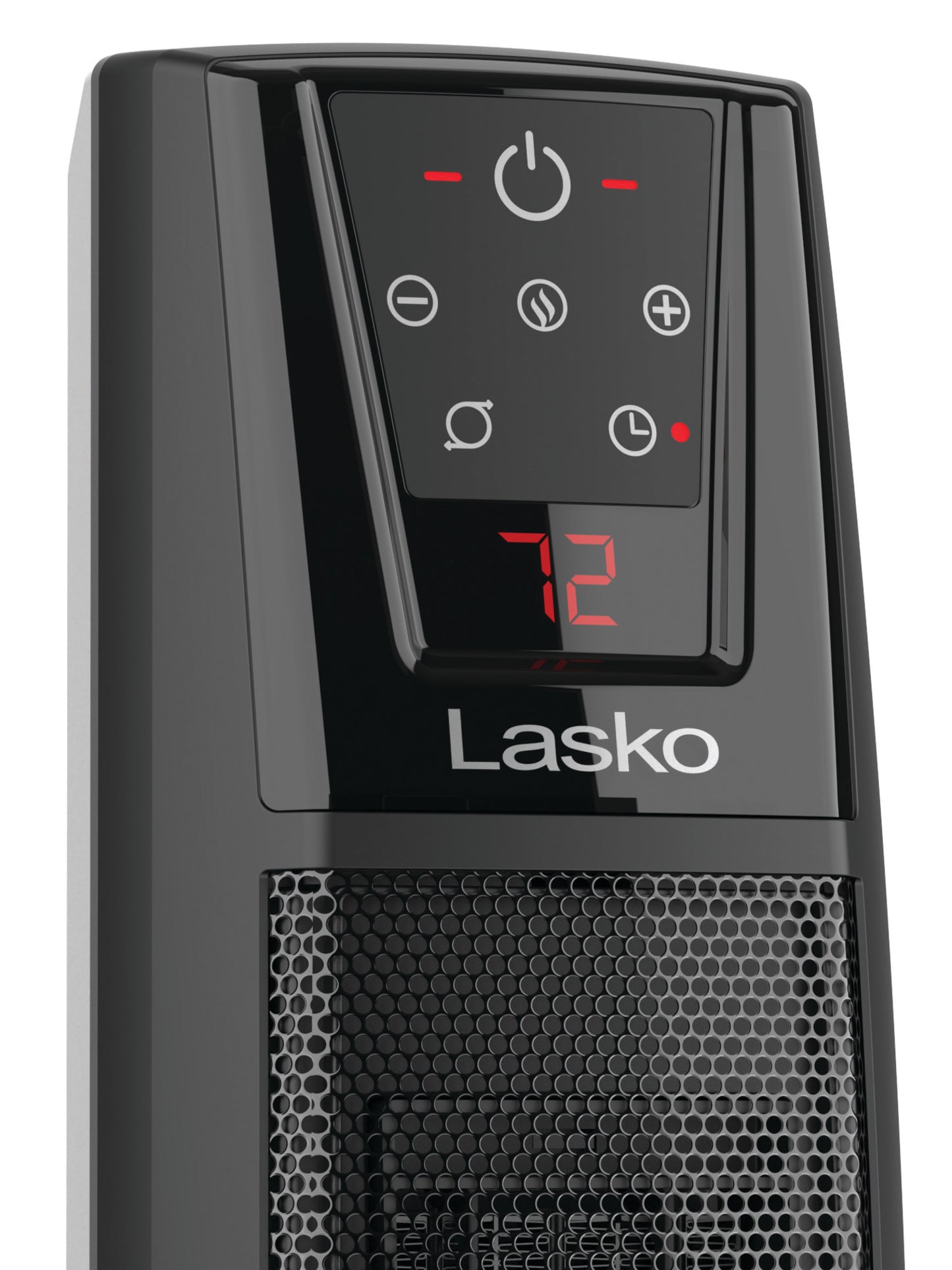 Lasko 1500W Digital Ceramic Tower Space Heater with Remote Control, CT20111, Black