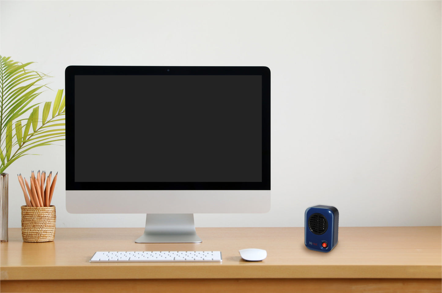 Lasko 200W MyHeat Personal Desk/Tabletop Space Heater with Simple Controls, 102, Blue