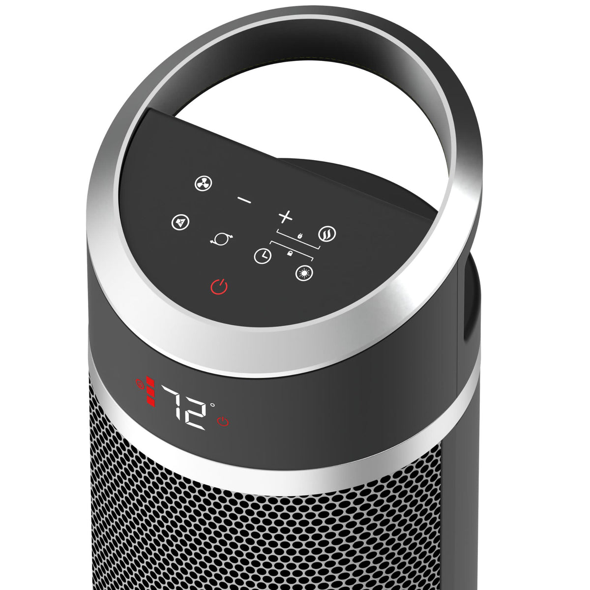 Lasko Halo 22" Ceramic Tower Space Heater: Oscillating, 3 Heat Settings, 2 Fan Modes, Remote, Timer, Tip-Over Switch, Child Lock, Thermostat