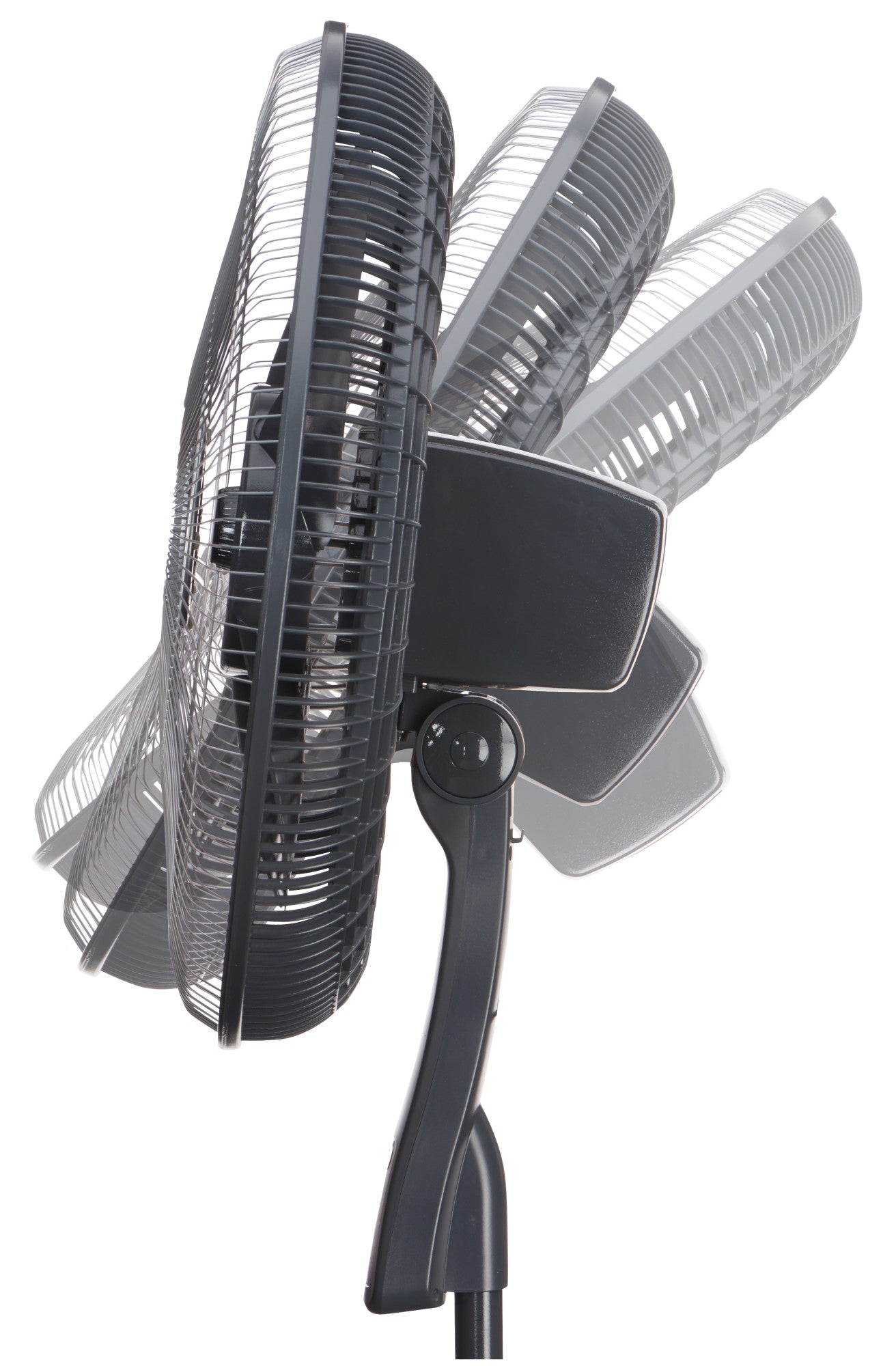 Lasko 18" Pedestal Fan with Remote Control and Thermostat, S18965, Gray