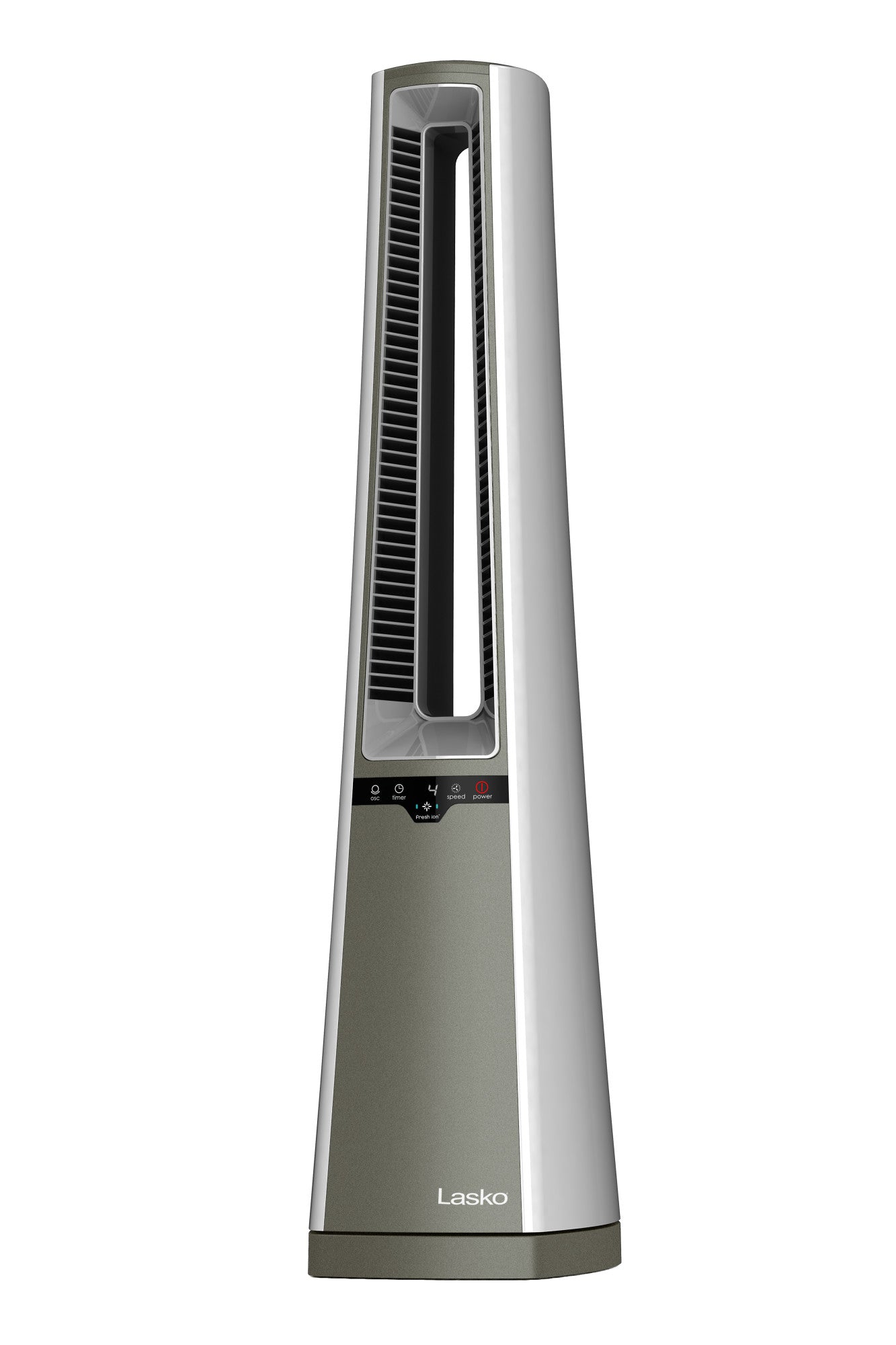 Lasko Air Logic Cool Bladeless Fan with Fresh Ion Technology and Remote, AC600, Gray
