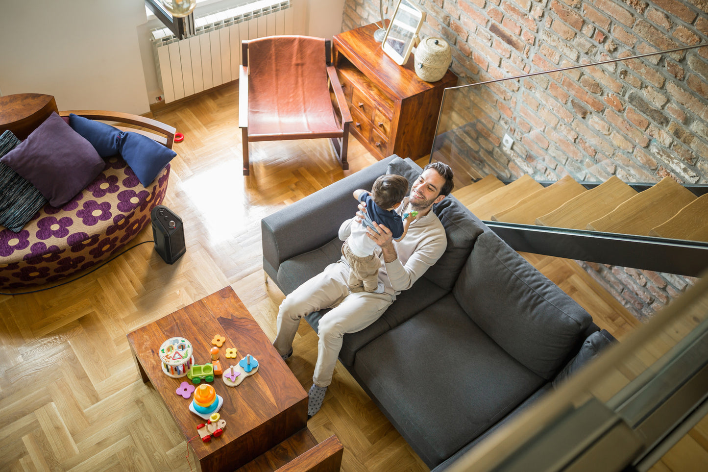 Lasko 1500W Electric Oscillating Ceramic Tower Space Heater, CT16451, Gray