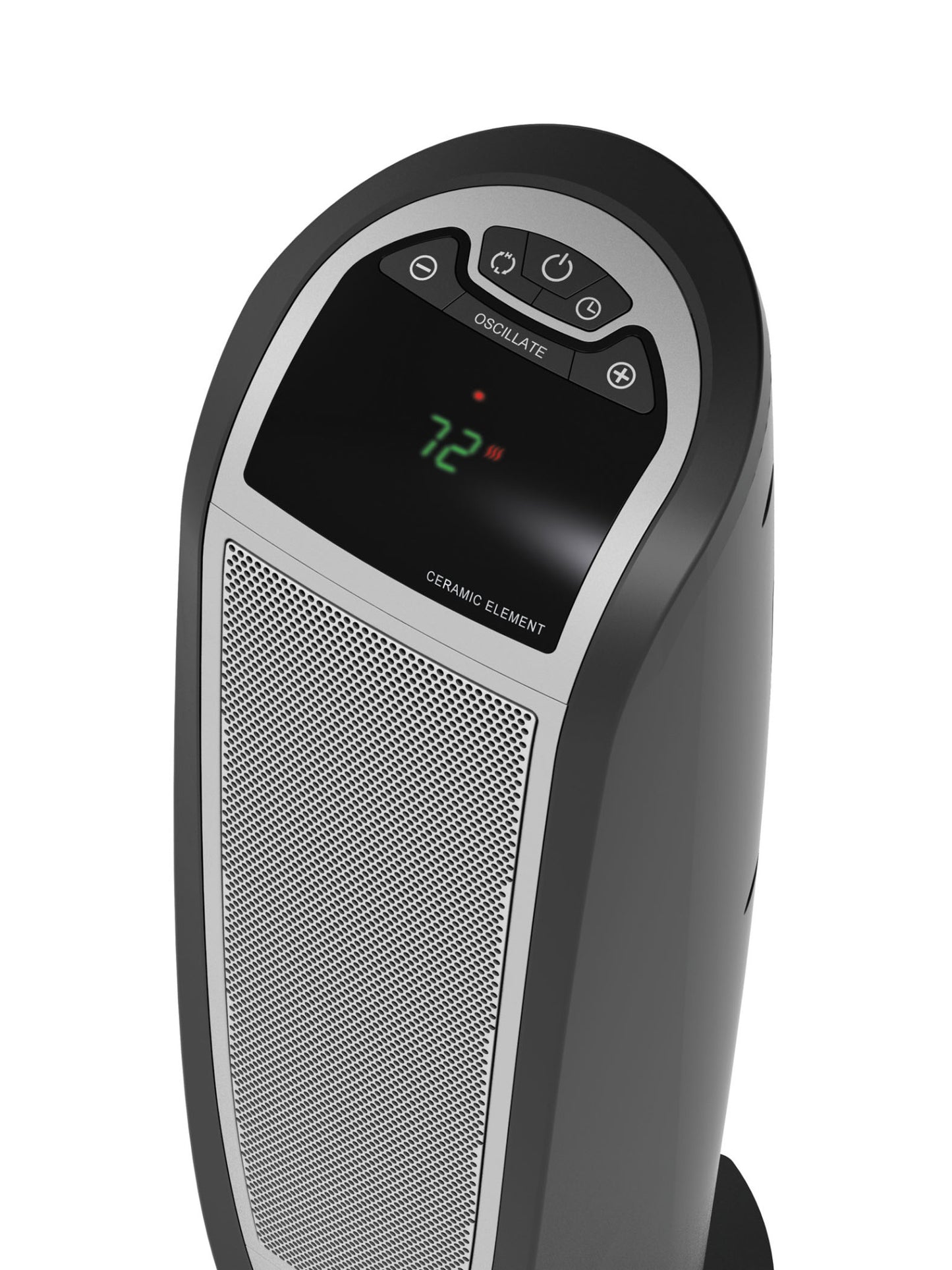 Lasko 1500W 23-In. Ceramic Tower Space Heater with Timer and Remote Control, CT22766, Black