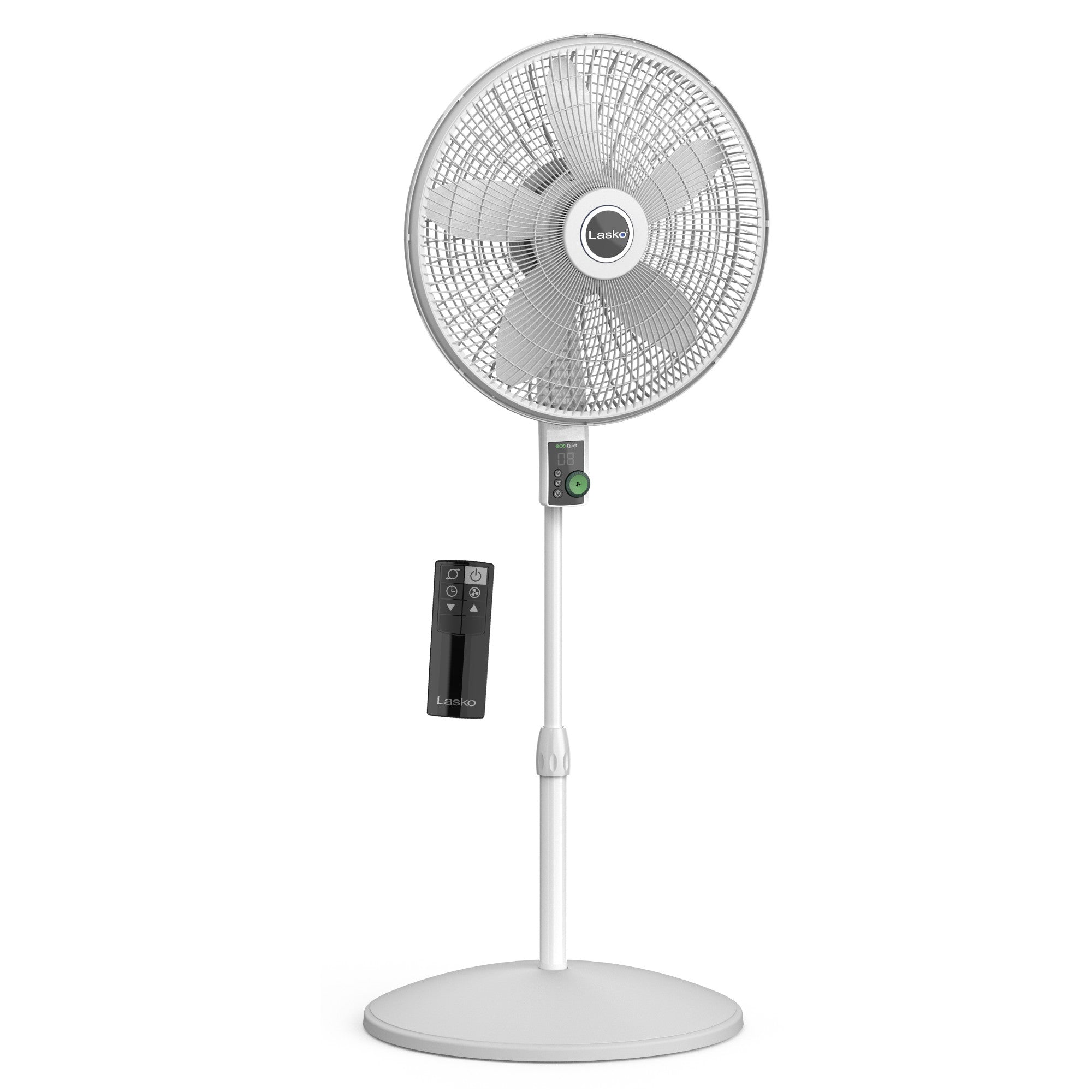 Lasko 18" 12-Speed EcoQuiet DC Motor Pedestal Fan with Remote Control - Thumbnail 2