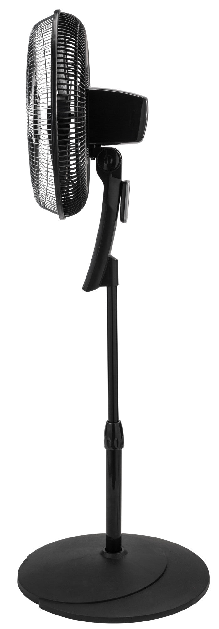 Lasko S16612 16" 4-Speed Oscillating Pedestal Fan with Remote Control: black