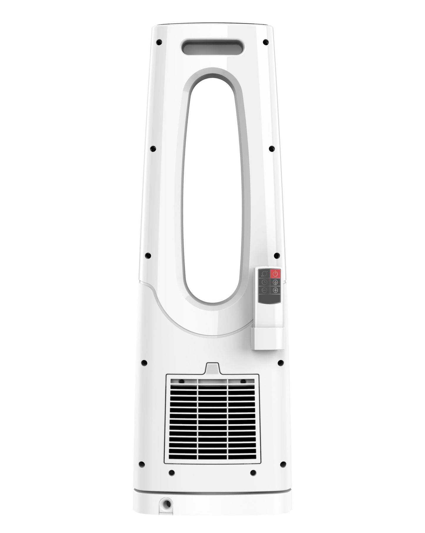 Lasko 1500W Bladeless Tower Heater with Remote Control, CW105, White