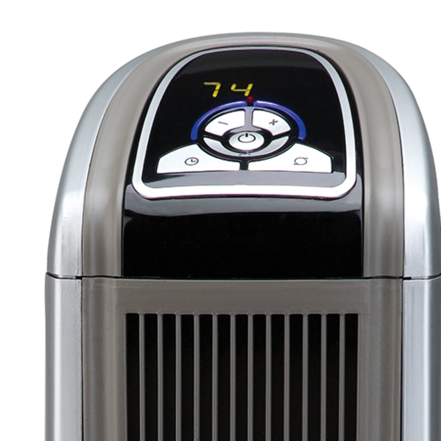 Lasko 34" Ceramic Tower Heater with Remote Control, 5588, Gray