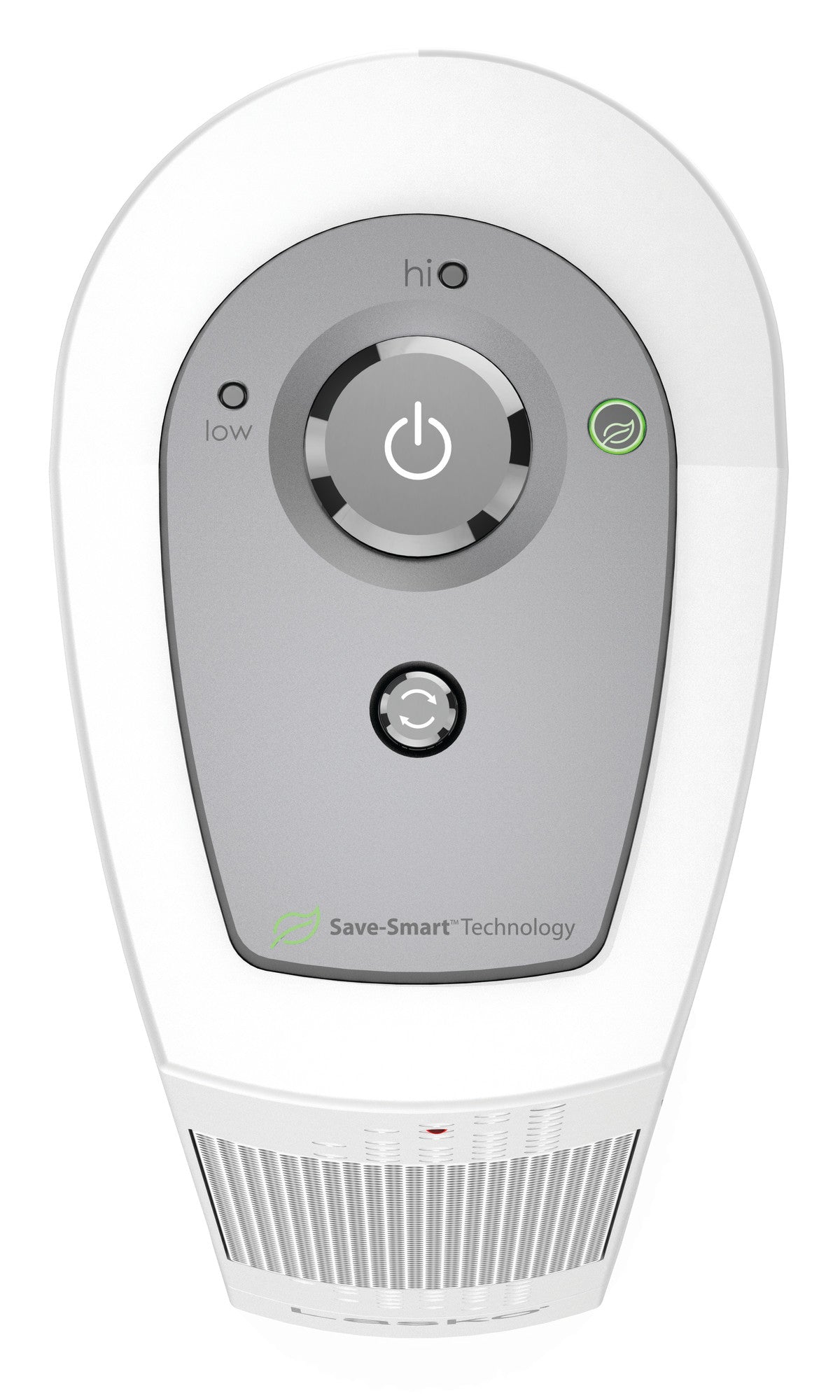 Lasko 1500W  Slim Ceramic Tower Space Heater with Adjustable Thermostat, CT14102, White