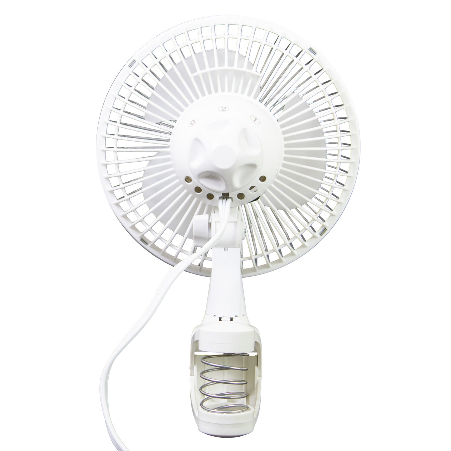 Air King 6" Clip-On Personal Fan (2-speed, manual, white)
