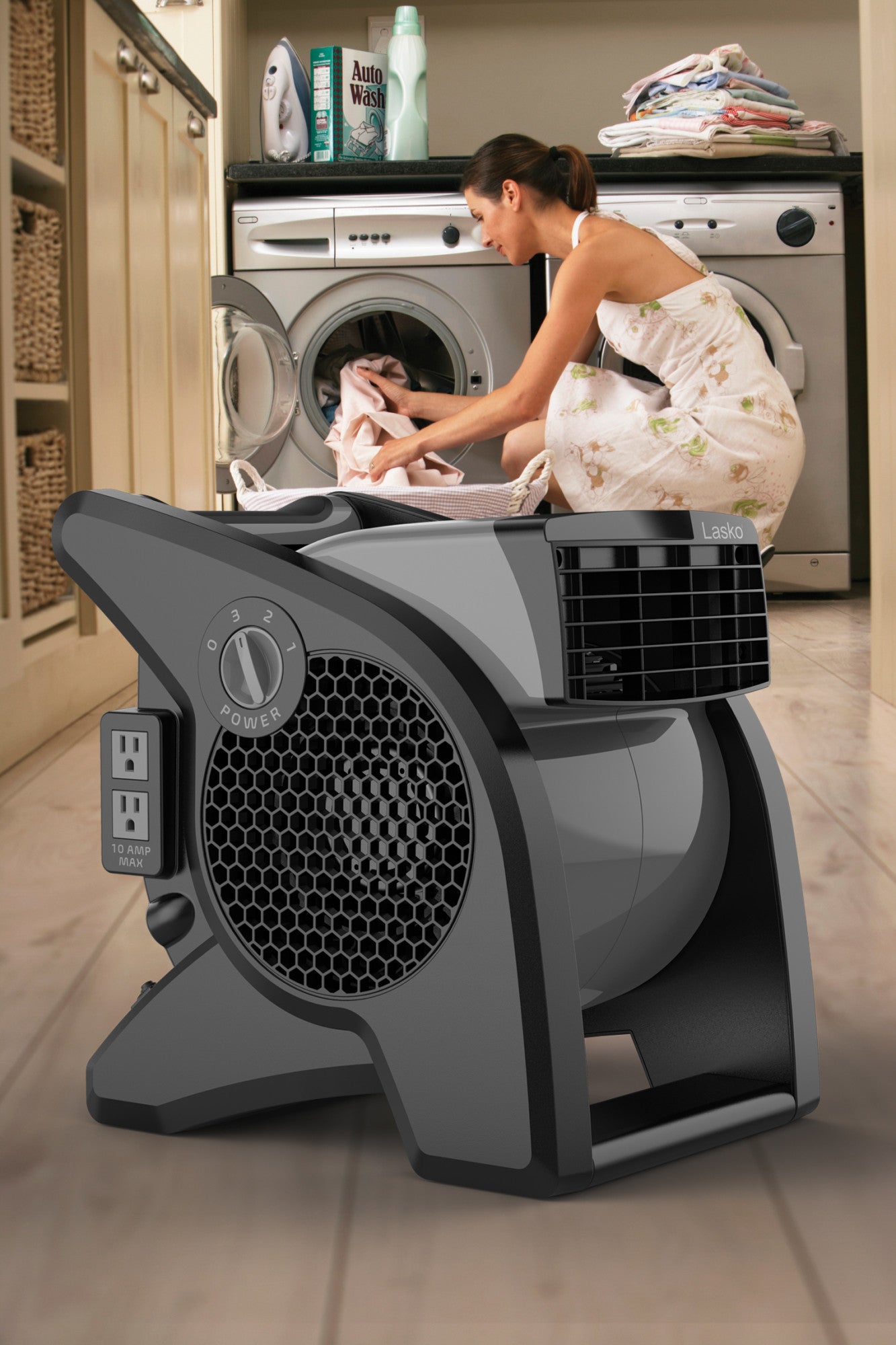 Lasko U15610 Pro-Performance Pivoting Utility Blower Fan