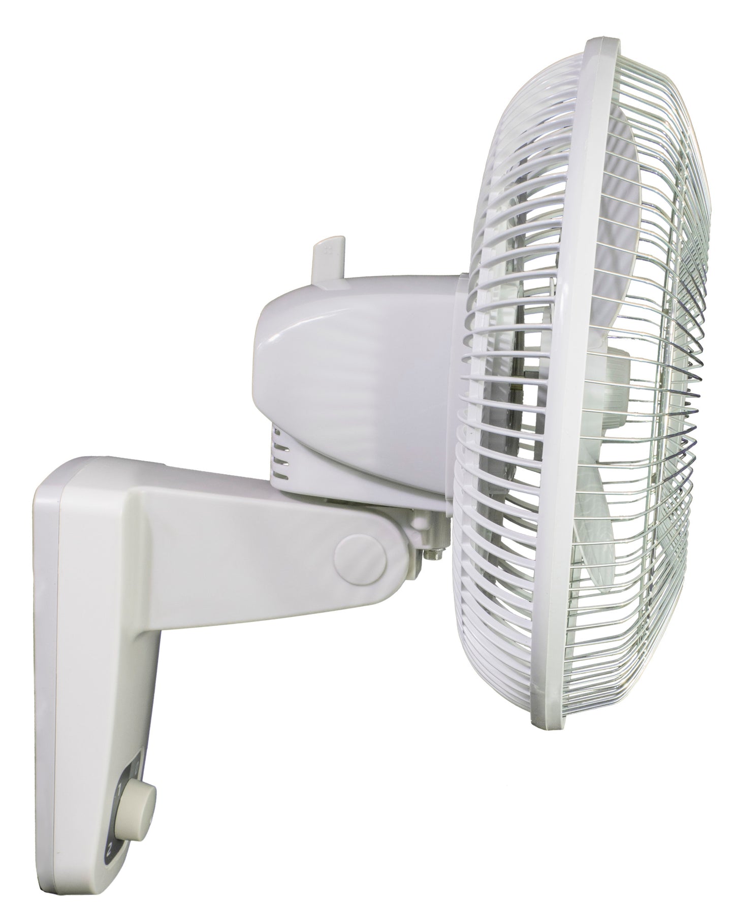Air King 12" 1/50 HP Commercial Grade Wall Mount Fan (3-speed, manual, white)