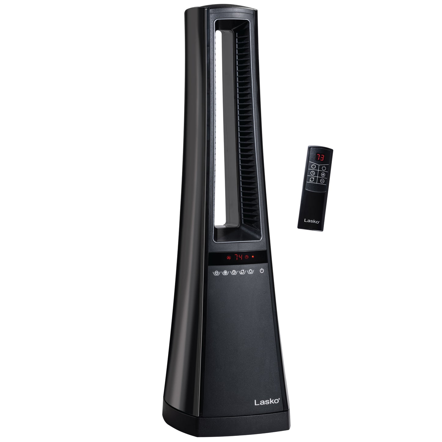 Lasko 1500W Bladeless Ceramic Tower Space Heater with Remote, AW310