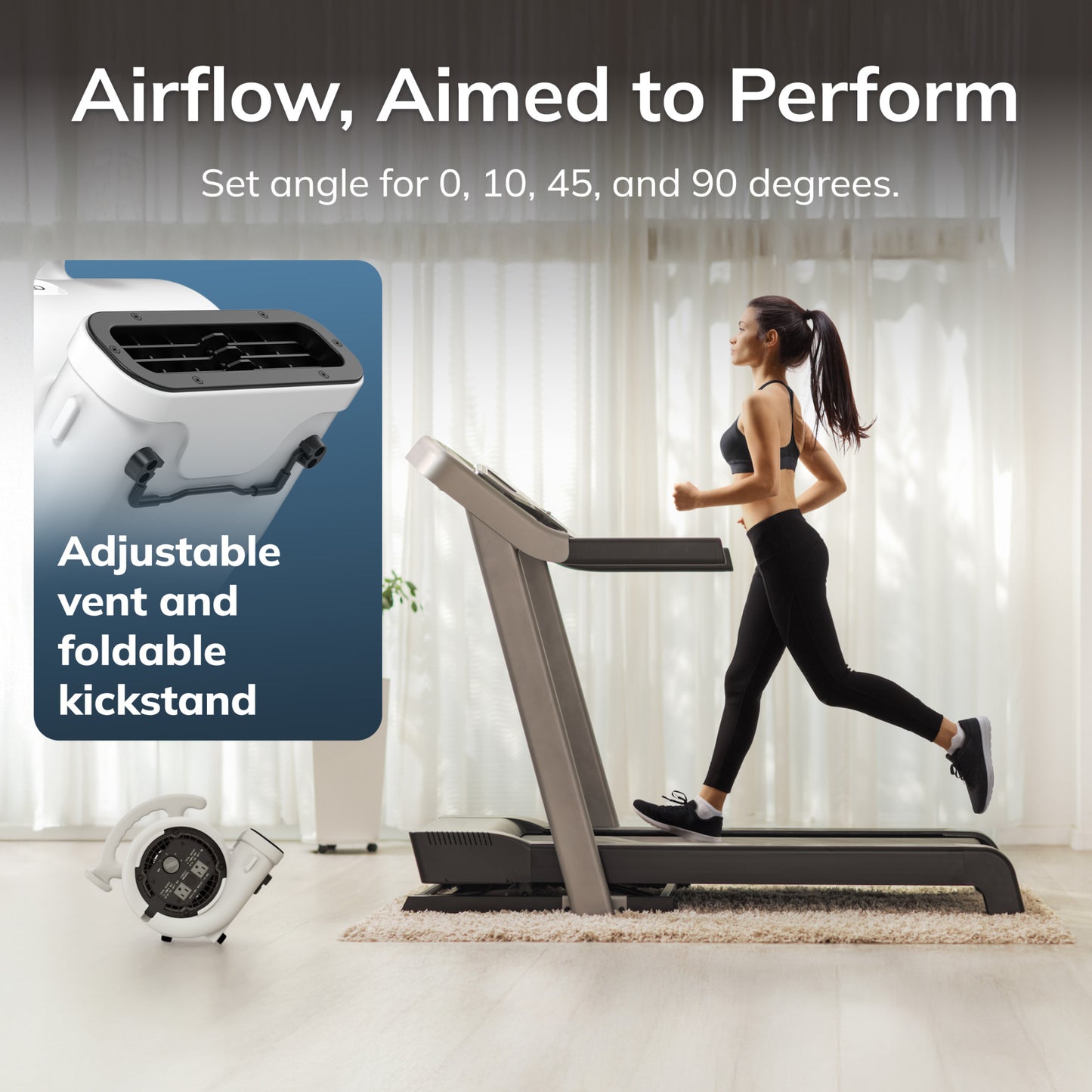 Lasko Super Fan Max 13" Air Mover Fan: 4-Speed, High Velocity, 2 Outlets, White