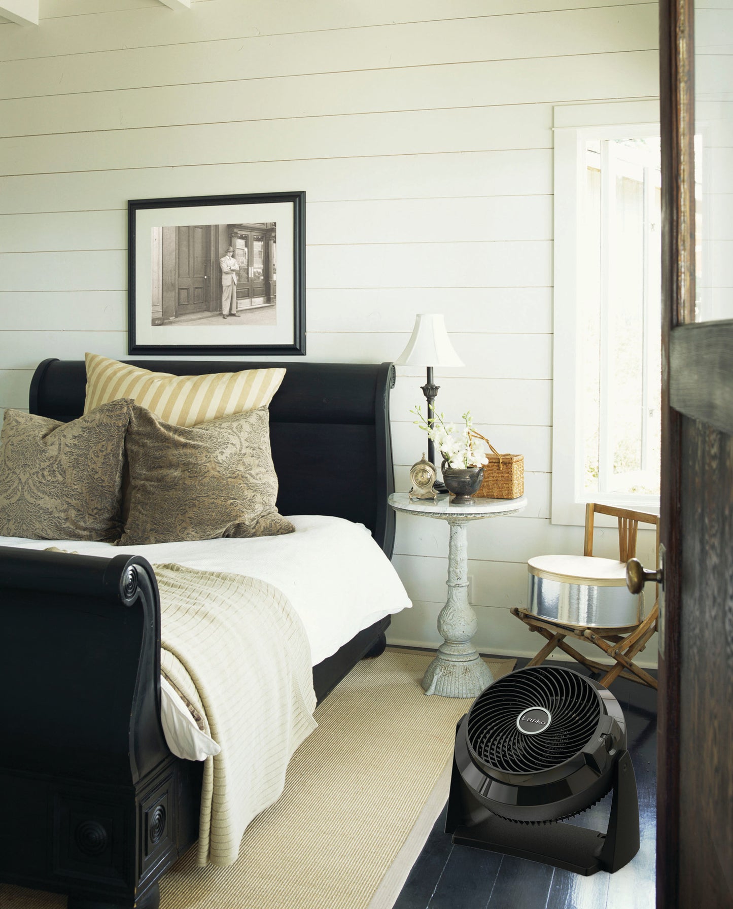 Lasko 10" Air Flexor 3- Speed High Velocity Floor Fan , 3635, Black