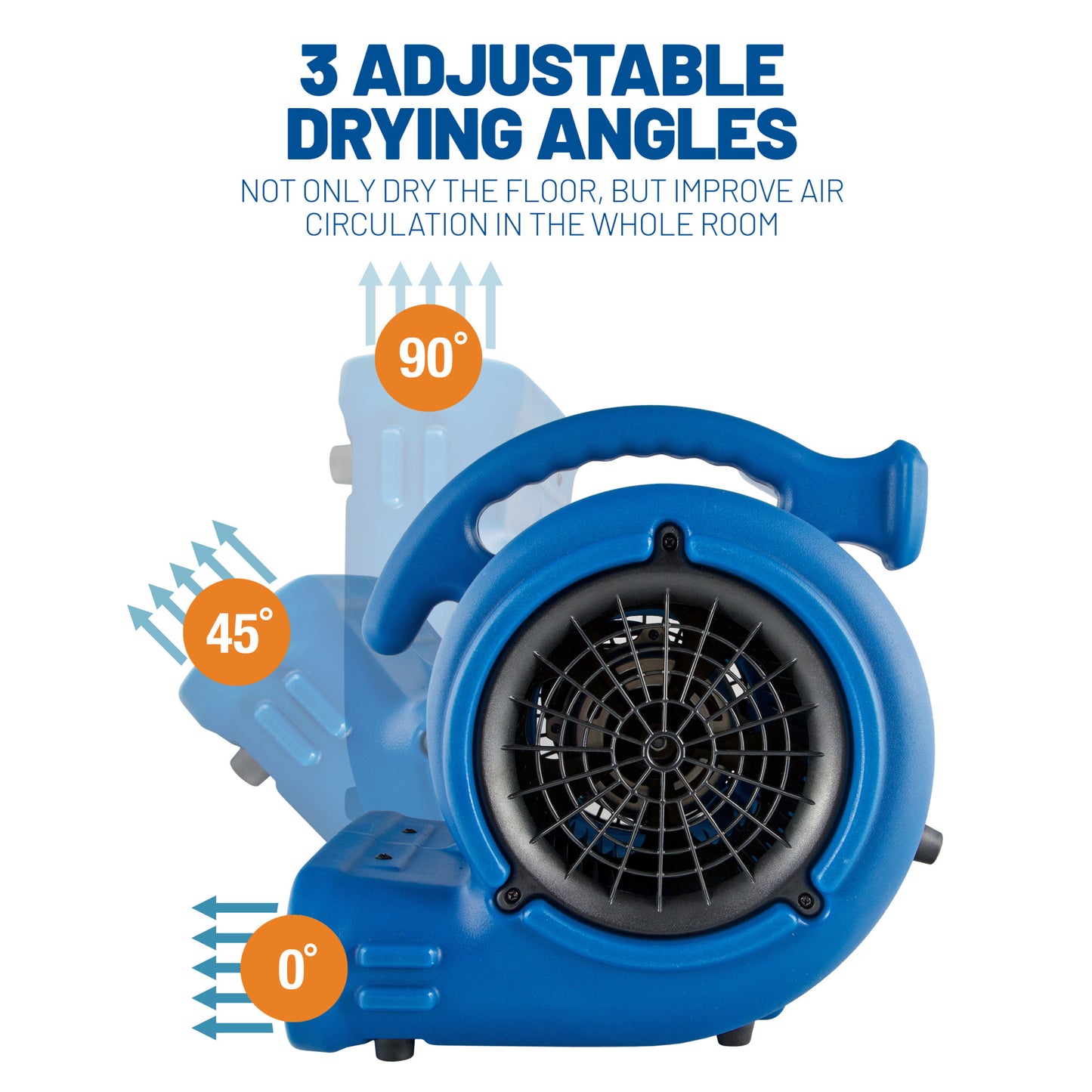 BlueDri Max Storm 1/4 HP 900 CFM Air Mover Blower Fan