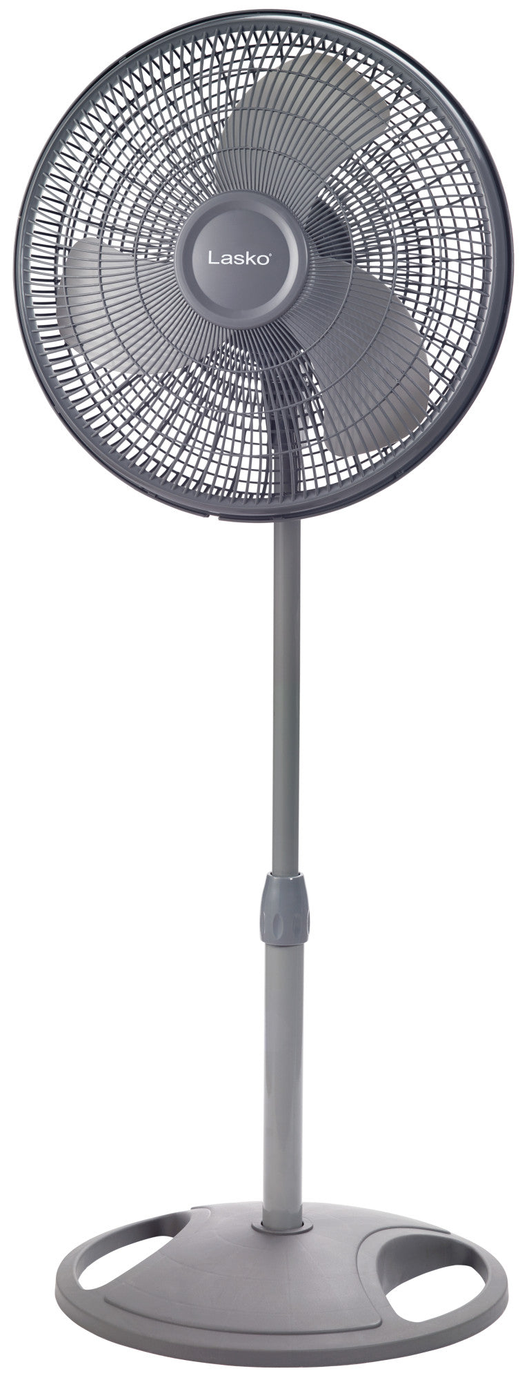 Lasko 16" Adjustable Height Oscillating Pedestal Fan, 2524, Gray
