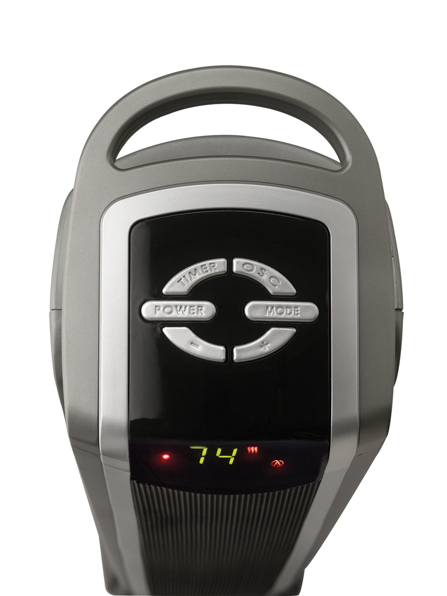 Lasko 1500W Ceramic Tower Space Heater with Logic Center Digital Remote, 5572, Black