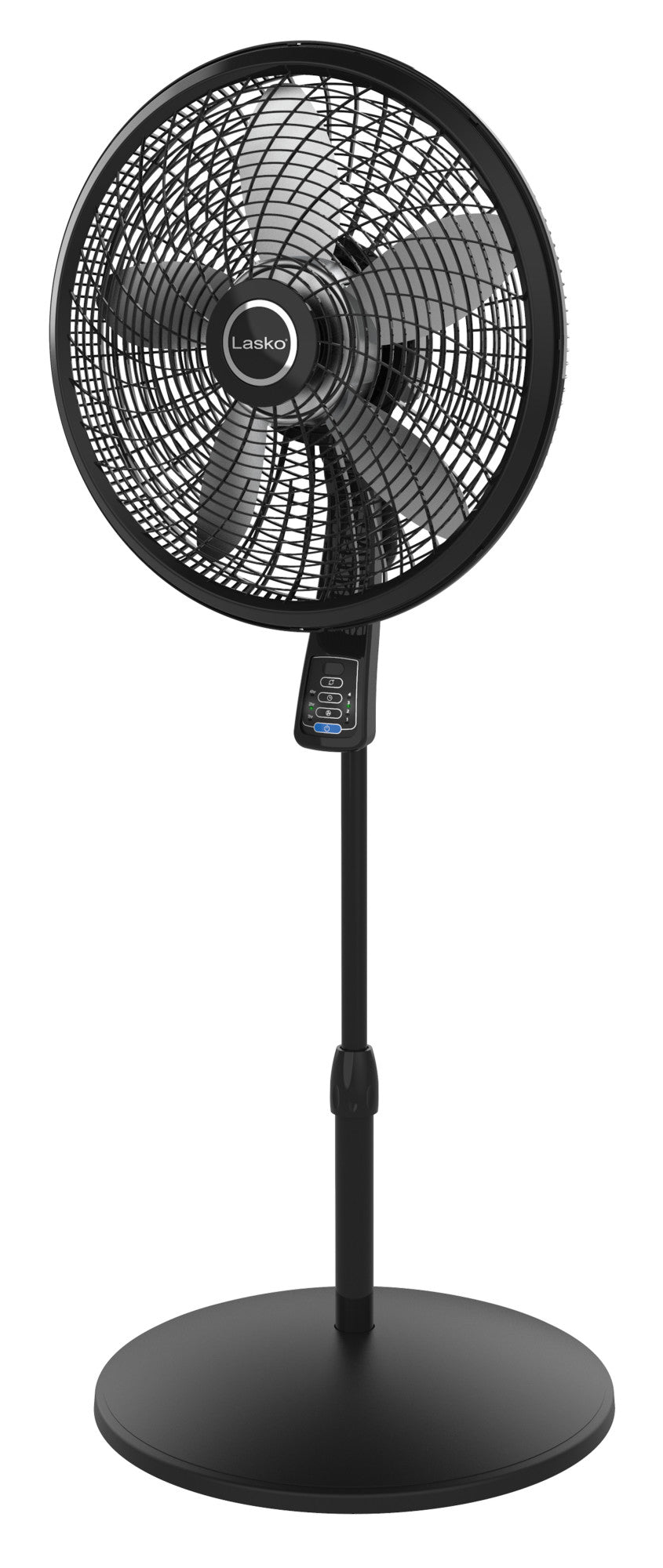 Lasko 18" Oscillating Pedestal Fan with Remote Control, S18635, Black