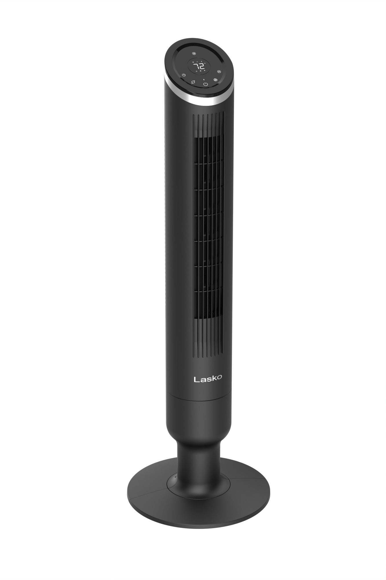 Lasko Apex 42" Tower Fan: Oscillating, 6-Speed, Remote, Timer, Black