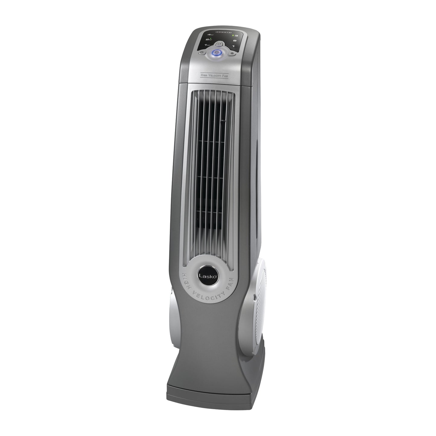 Lasko High Velocity Tower Fan with Remote Control, 4930, Gray