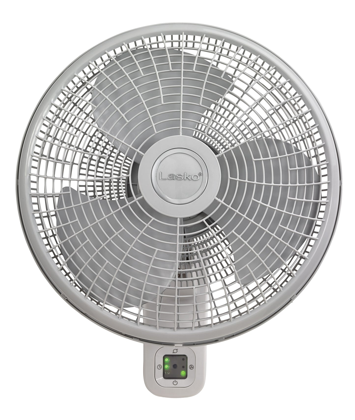 Lasko Oscillating Wallmout Fan with Remote Control, M16950, White