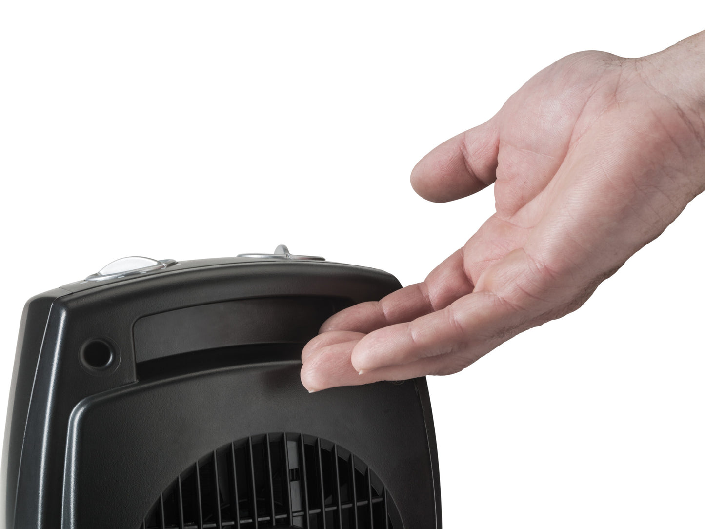 Lasko 1500W 9" Ceramic Tabletop Space Heater with Adjustable Thermostat, CD09250, Black