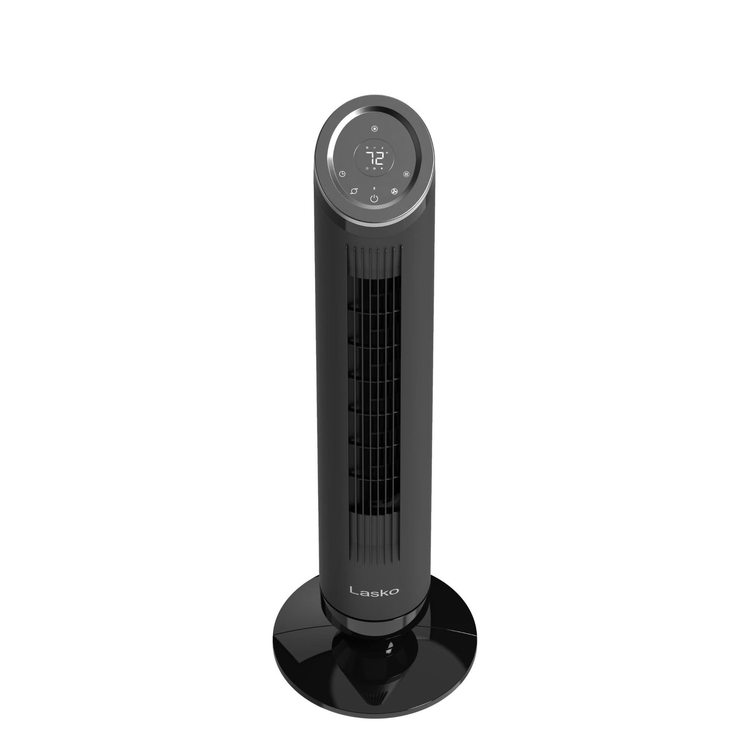 Lasko Ascend 36" Tower Fan: Oscillating, 4-Speed, Remote, Timer, Black