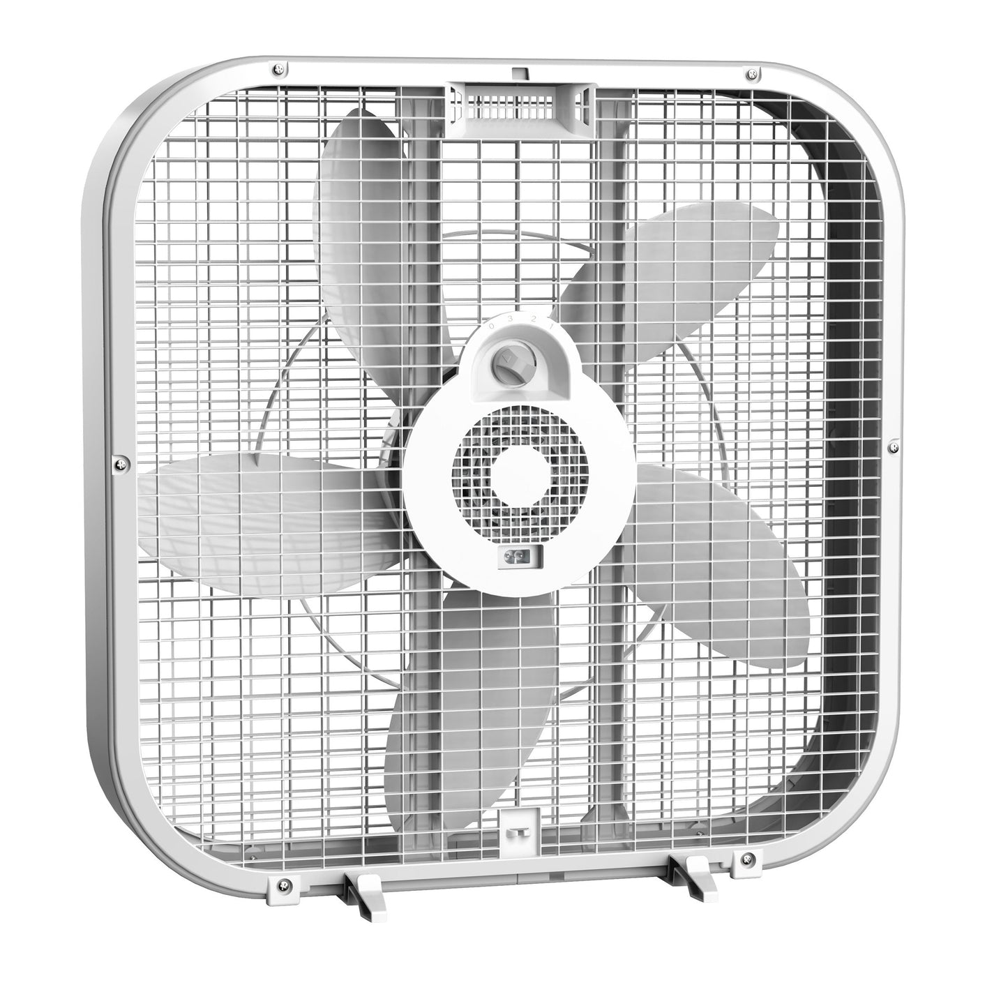 Lasko 20" Air Circulating Box Fan, B20250, White