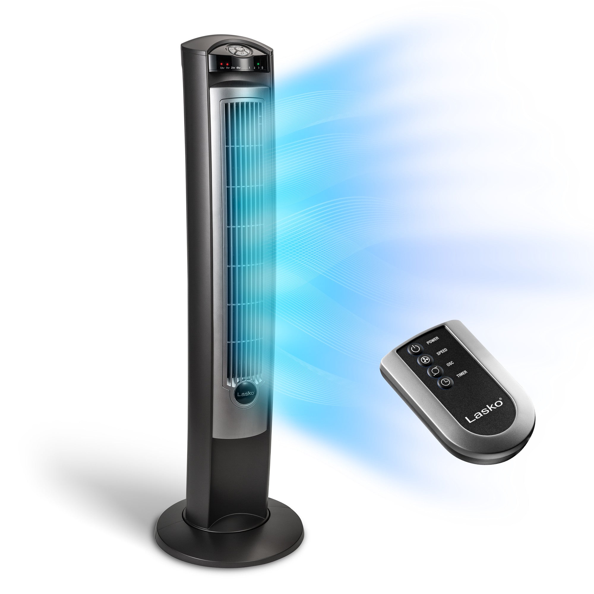 Lasko 42 Wind Curve Oscillating Tower Fan with Nighttime Setting and –  GuardianTechnologies