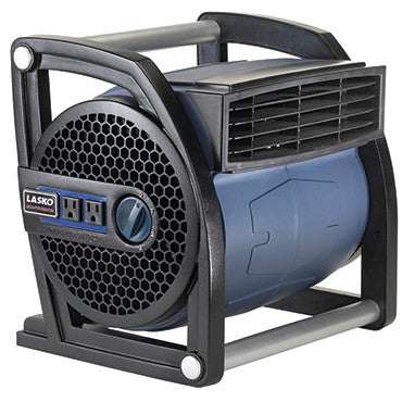 Lasko 3- Speed High Velocity Utility Blower Fan, 4960, Gray