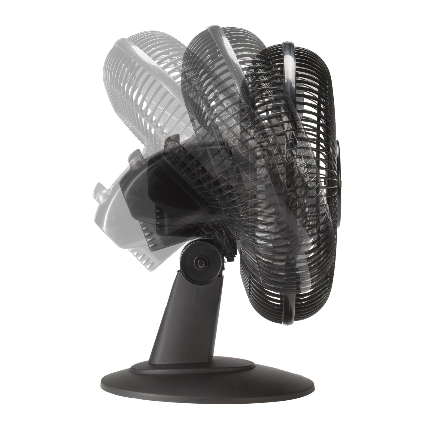 Lasko 12" 3- Speed Oscillating Table Fan, 2018, Black