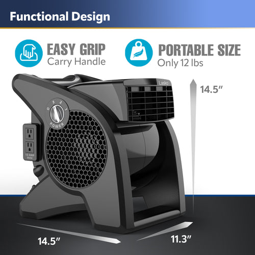 Ventilateur de table performant Lasko 2500 12 pouces – GuardianTechnologies