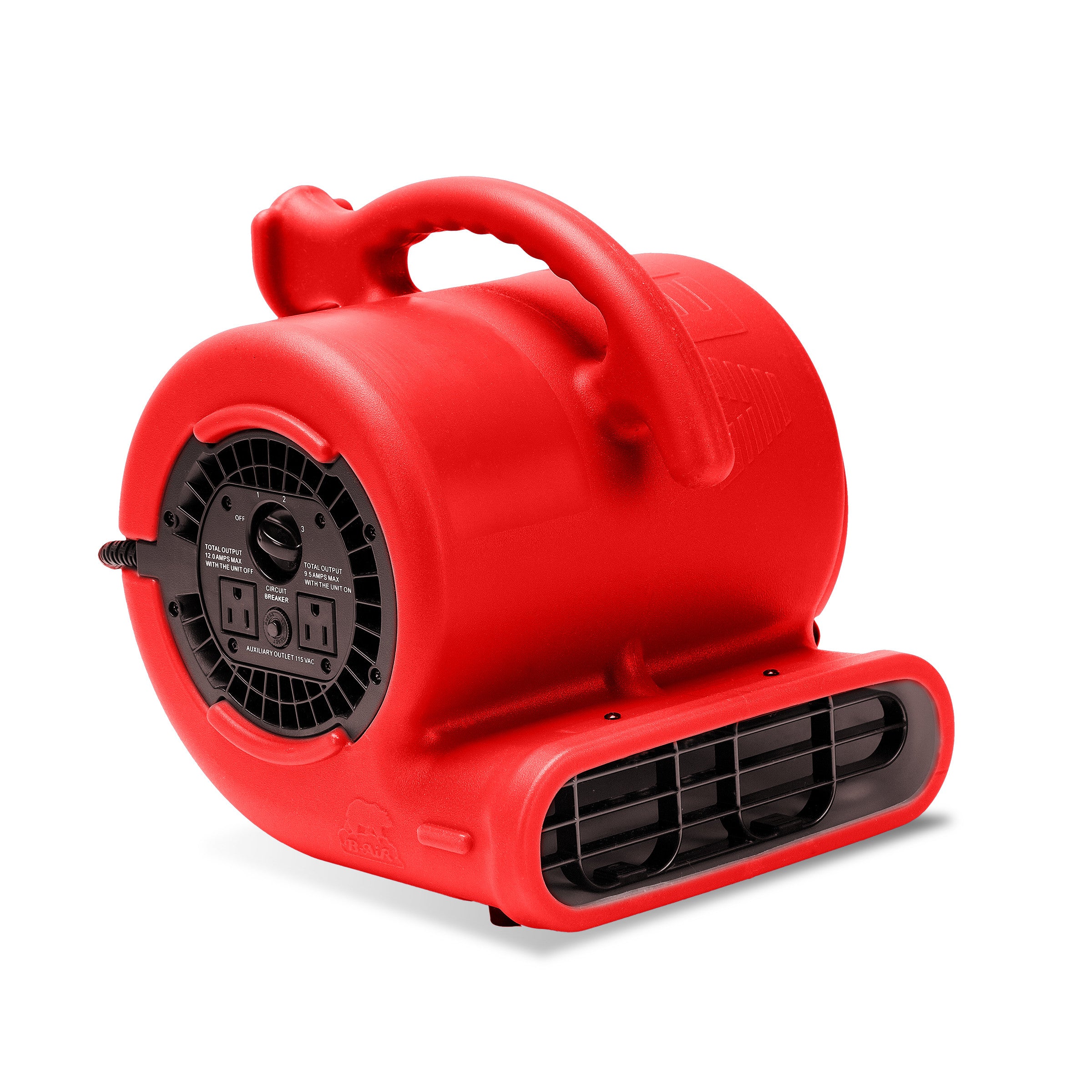 B-Air VP-25 ¼ HP Commercial Air Mover & Blower Fan: red