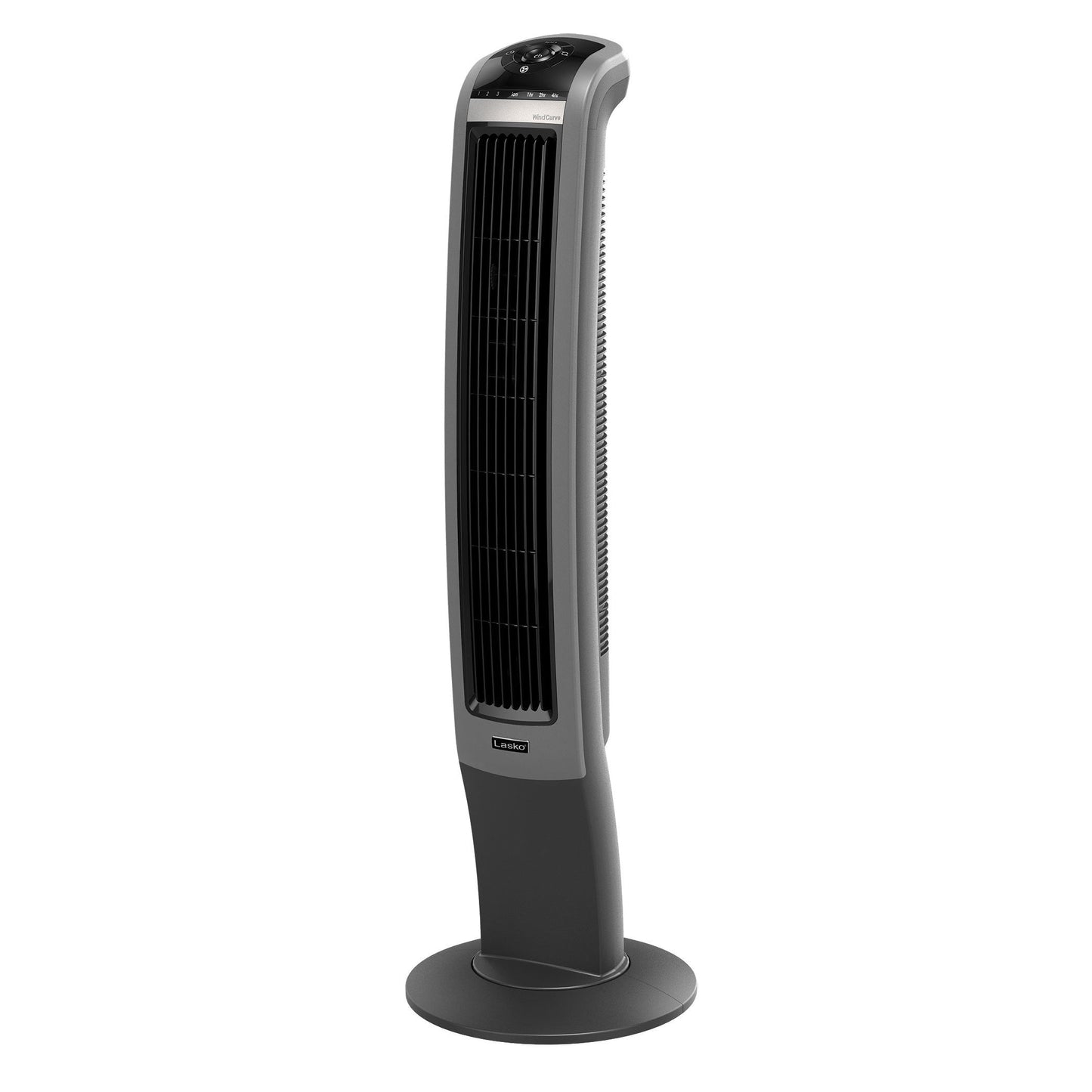 Lasko 42" Wind Curve Tower Fan with Ionizer and Remote Control , T42902, Charcoal/Gray