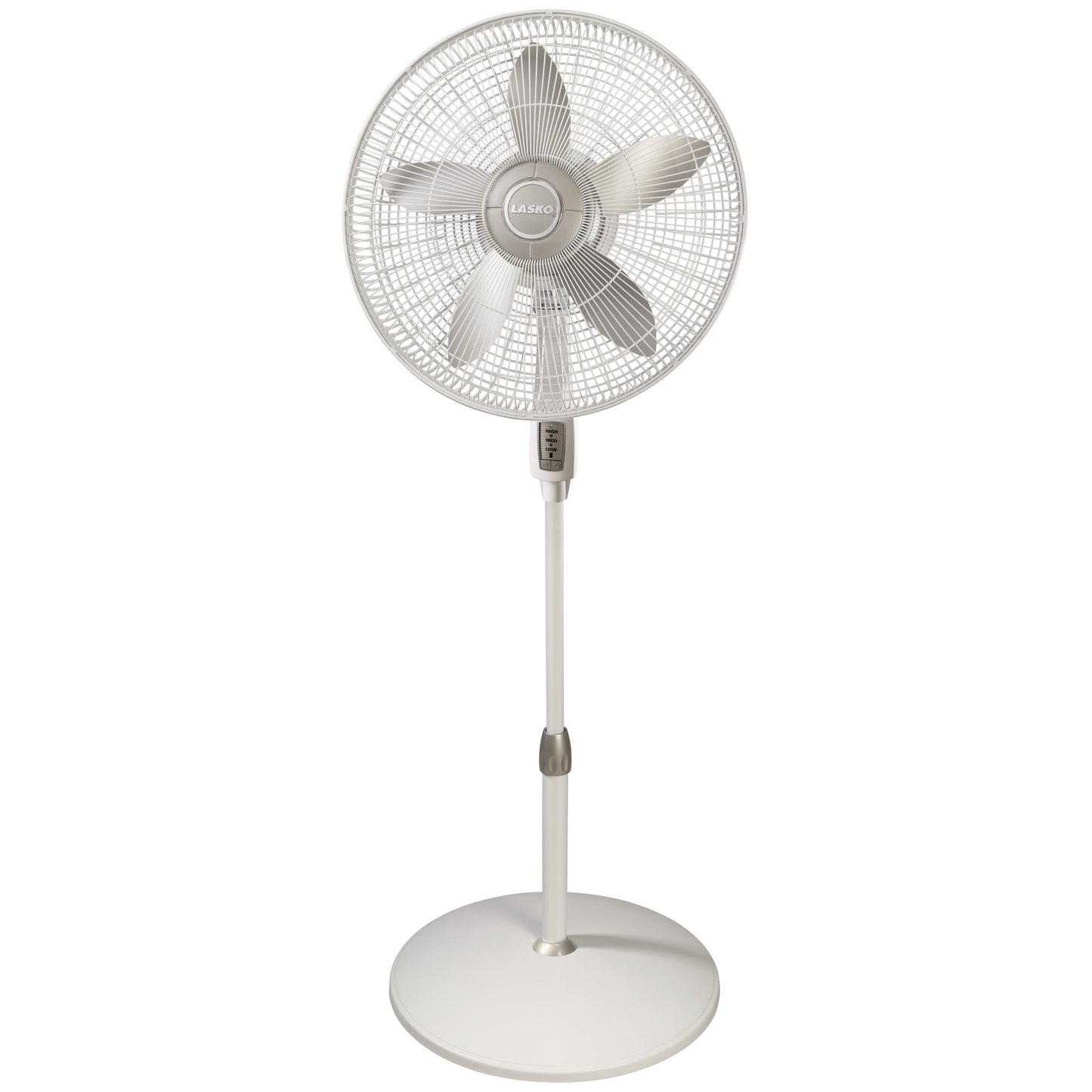 Lasko 18" Performance Pedestal Fan with Remote Control, 1888, White